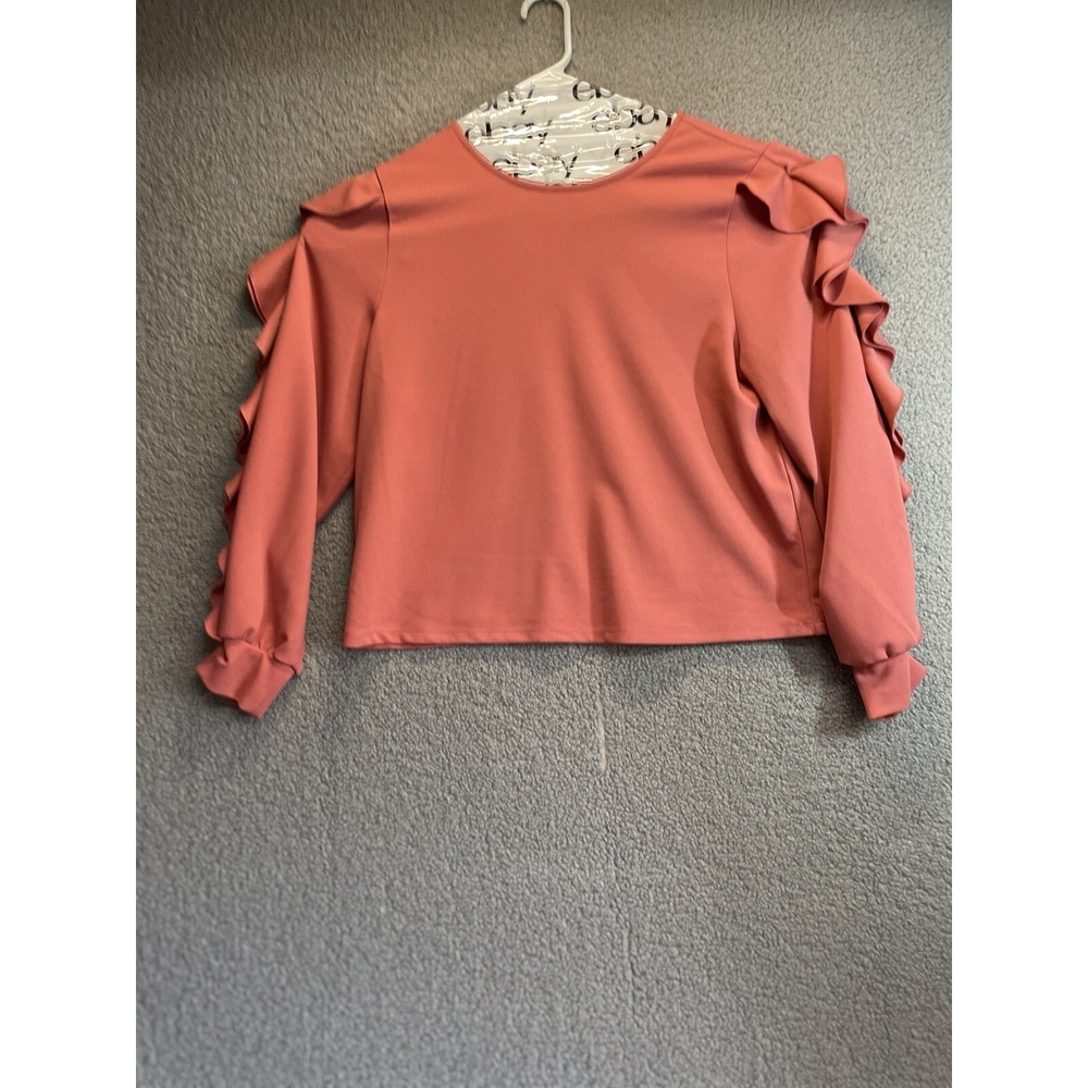 Marc New York‎ Crew Neck Long Sleeve Pullover Top Blouse Women's Sz XL
